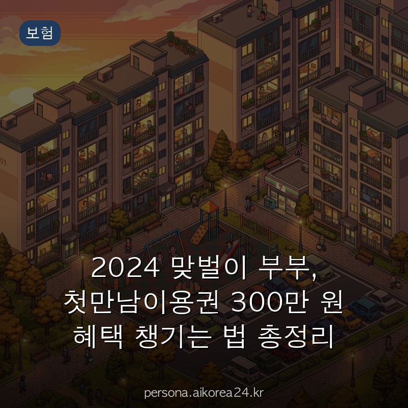 2024 맞벌이 부부, 첫만남이용권 300만 원 혜택 챙기는 법 총정리