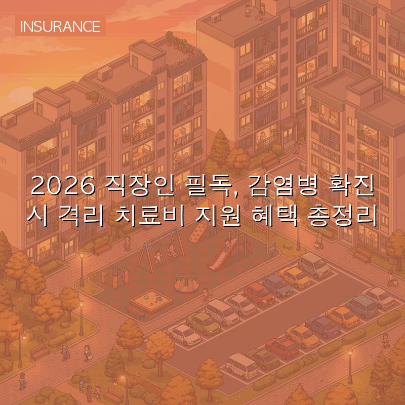 2026 직장인 필독, 감염병 확진 시 격리 치료비 지원 혜택 총정리