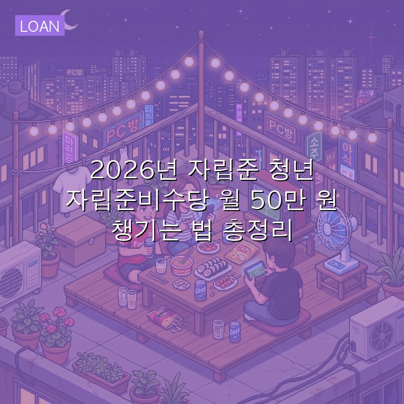 2026년 자립준 청년 자립준비수당 월 50만 원 챙기는 법 총정리