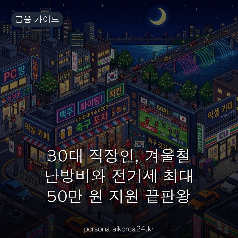 30대 직장인, 겨울철 난방비와 전기세 최대 50만 원 지원 끝판왕 가이드