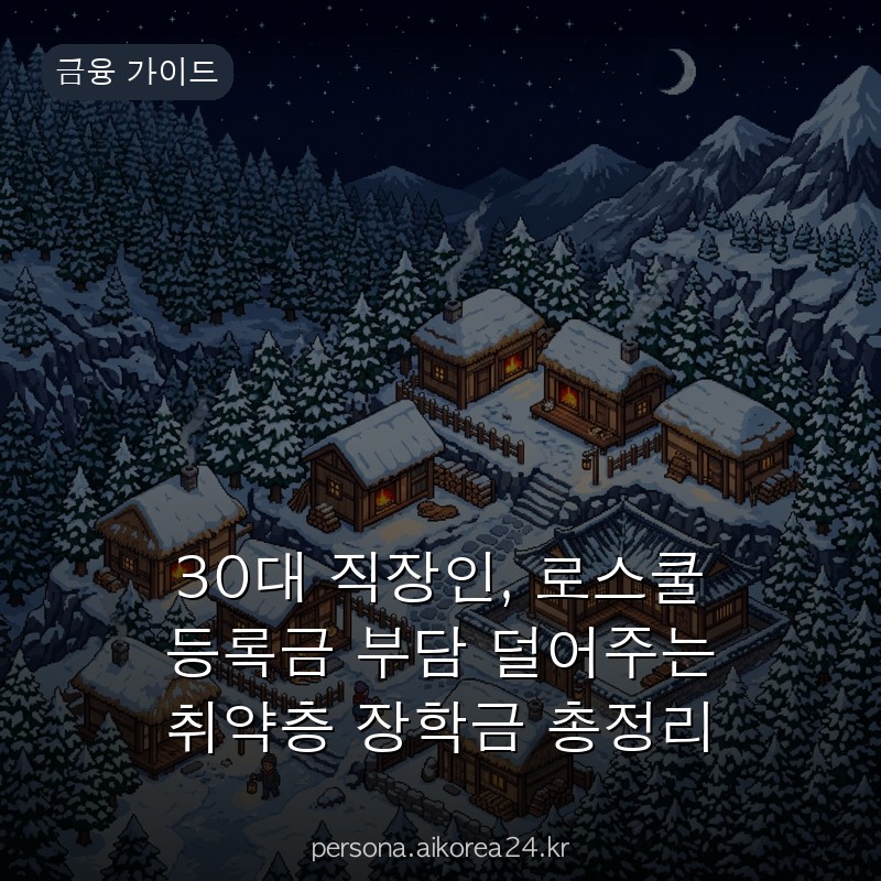 30대 직장인, 로스쿨 등록금 부담 덜어주는 취약층 장학금 총정리