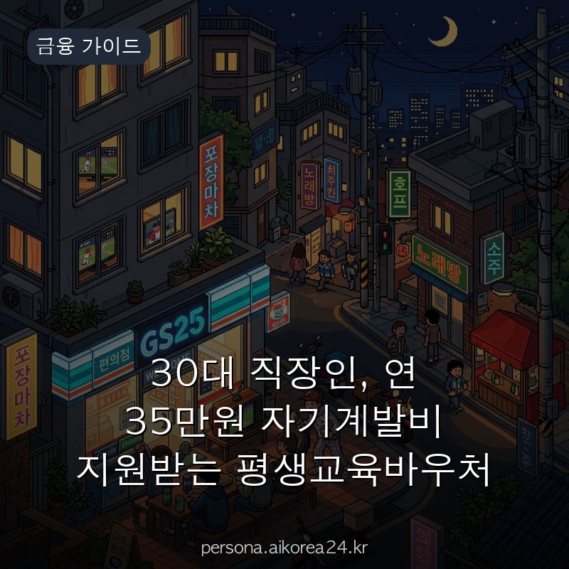 30대 직장인, 연 35만원 자기계발비 지원받는 평생교육바우처 신청하는 법 3단계로 끝내기