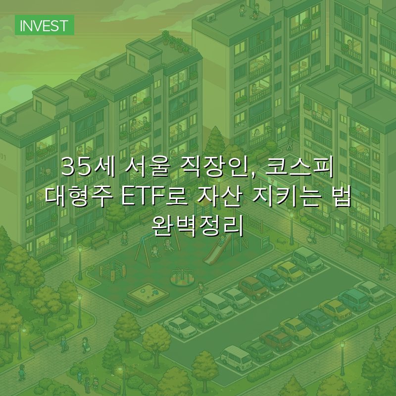 35세 서울 직장인, 코스피 대형주 ETF로 자산 지키는 법 완벽정리