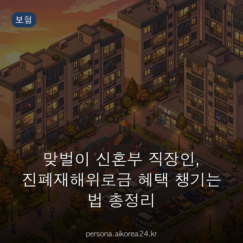 맞벌이 신혼부 직장인, 진폐재해위로금 혜택 챙기는 법 총정리