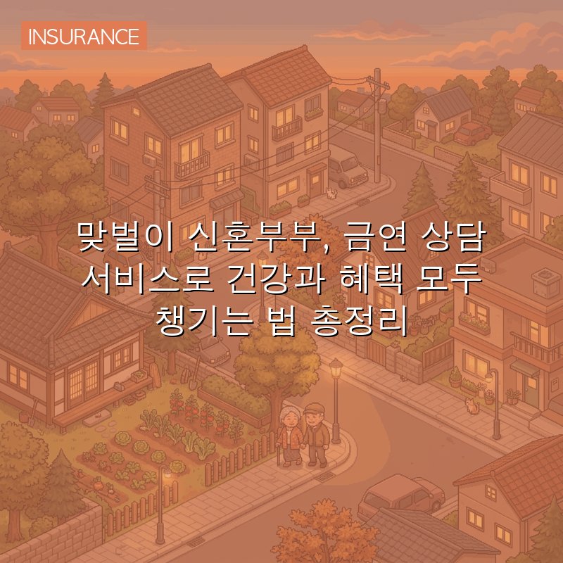 맞벌이 신혼부부, 금연 상담 서비스로 건강과 혜택 모두 챙기는 법 총정리
