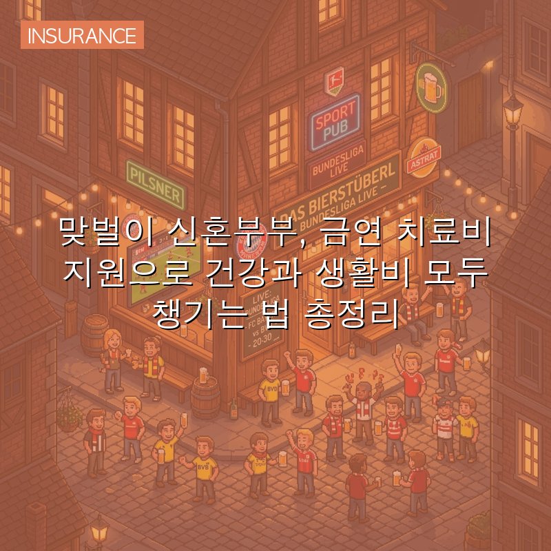 맞벌이 신혼부부, 금연 치료비 지원으로 건강과 생활비 모두 챙기는 법 총정리