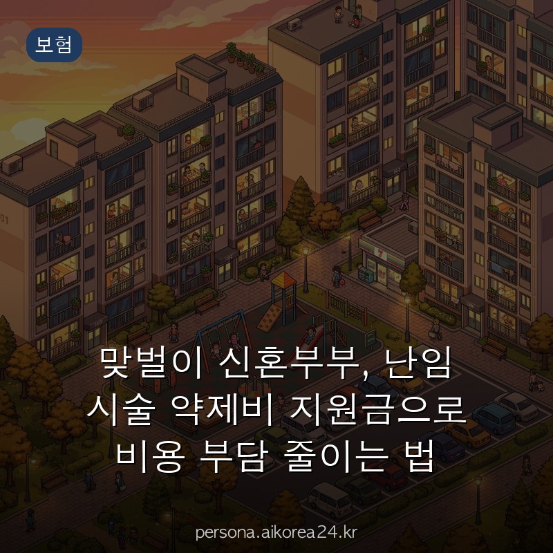맞벌이 신혼부부, 난임 시술 약제비 지원금으로 비용 부담 줄이는 법 덜어주는 법