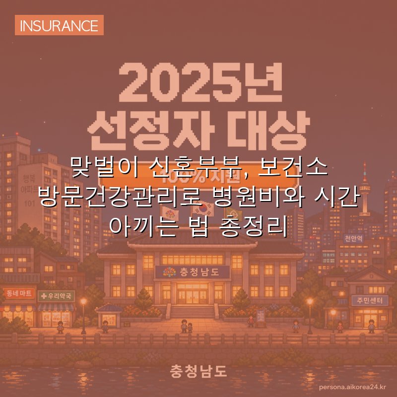 맞벌이 신혼부부, 보건소 방문건강관리로 병원비와 시간 아끼는 법 총정리