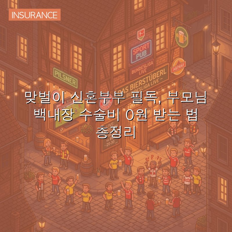 맞벌이 신혼부부 필독, 부모님 백내장 수술비 0원 받는 법 총정리