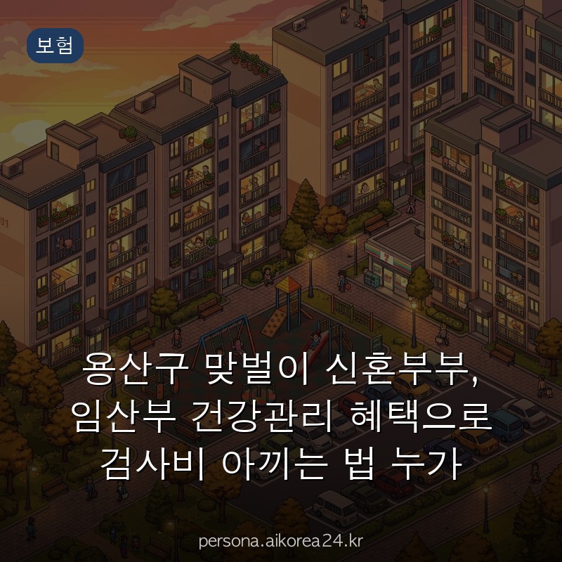용산구 맞벌이 신혼부부, 임산부 건강관리 혜택으로 검사비 아끼는 법 누가 받을 수 있을까?
