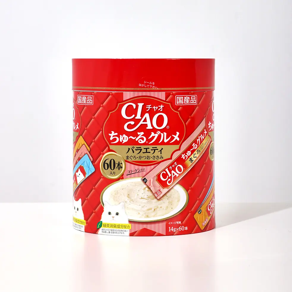 챠오츄르 고양이 구루메 버라이어티 간식 60p