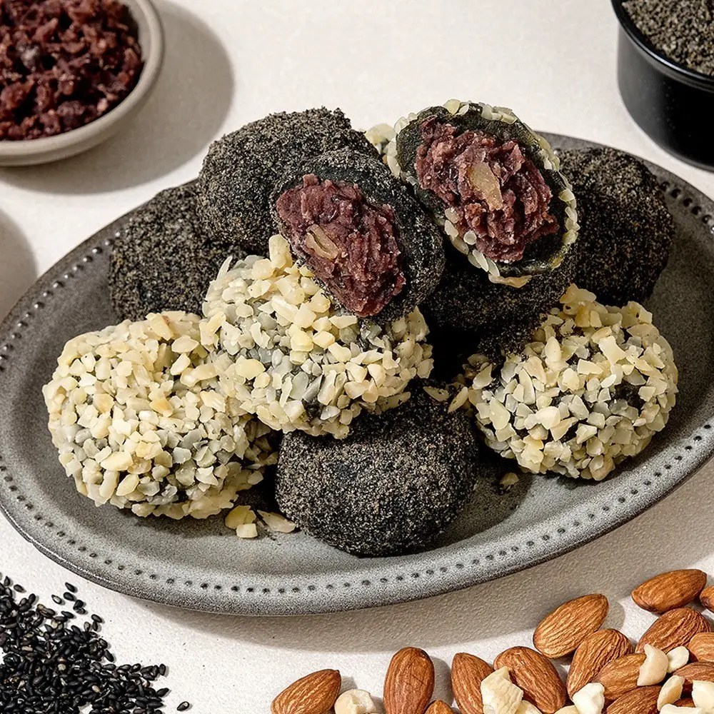 당안심 흑임자 고단백 찹쌀떡 300g 단백질 떡 당뇨환자용 식단형 식품 건강떡