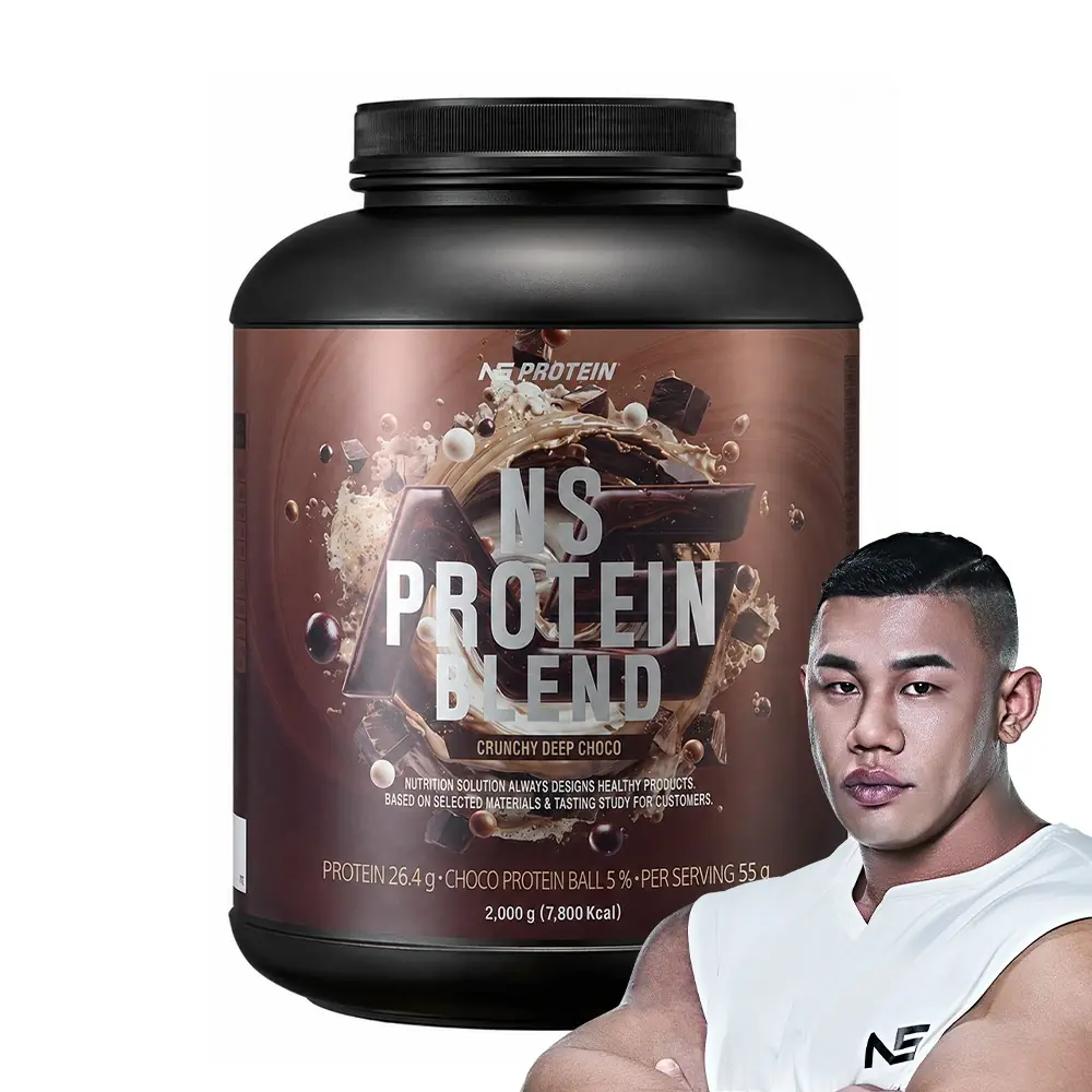 NS 프로틴 블렌드 WPI 함유 딥초코 2kg, 복합단백질 헬스보충제, 1개, 2kg