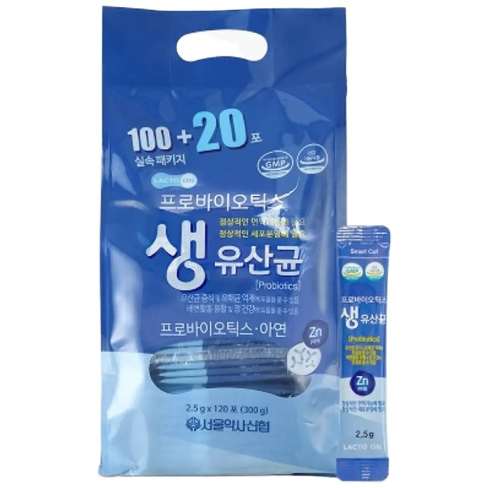 서울약사신협 프로바이오틱스 생유산균 골드 2.5g 120포 (리필팩)