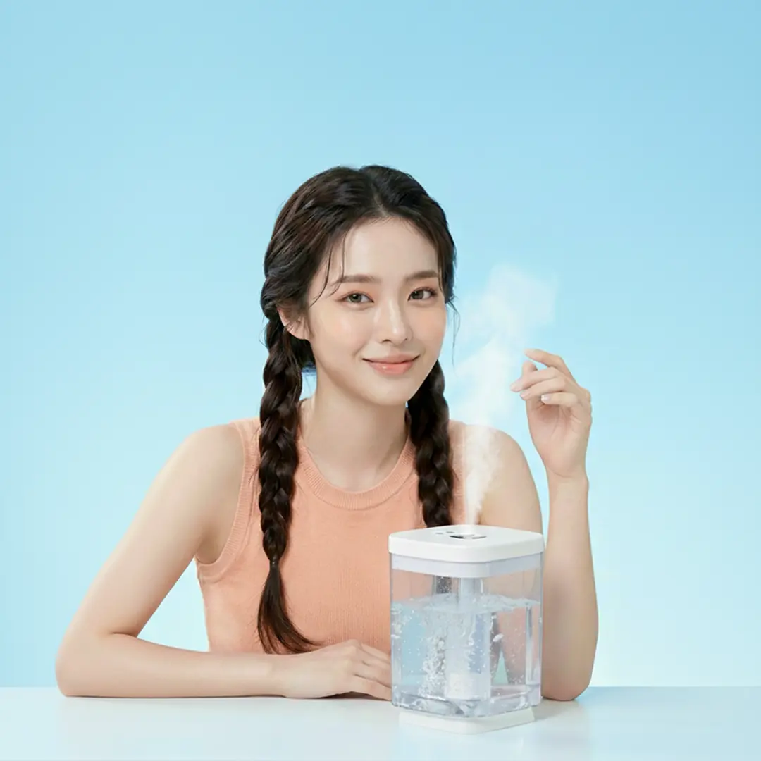 미니 컴팩트 LED 무드등 1L KC인증 가습기