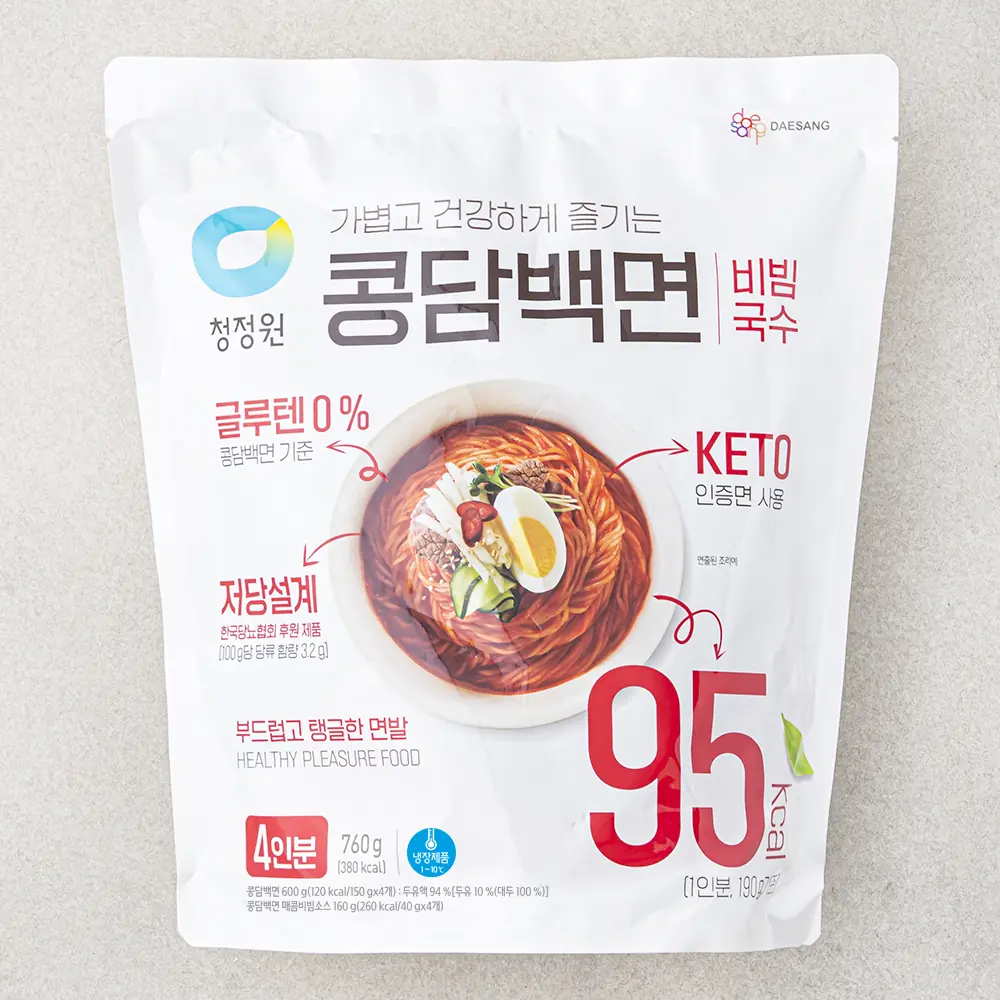 청정원 콩담백면 비빔국수