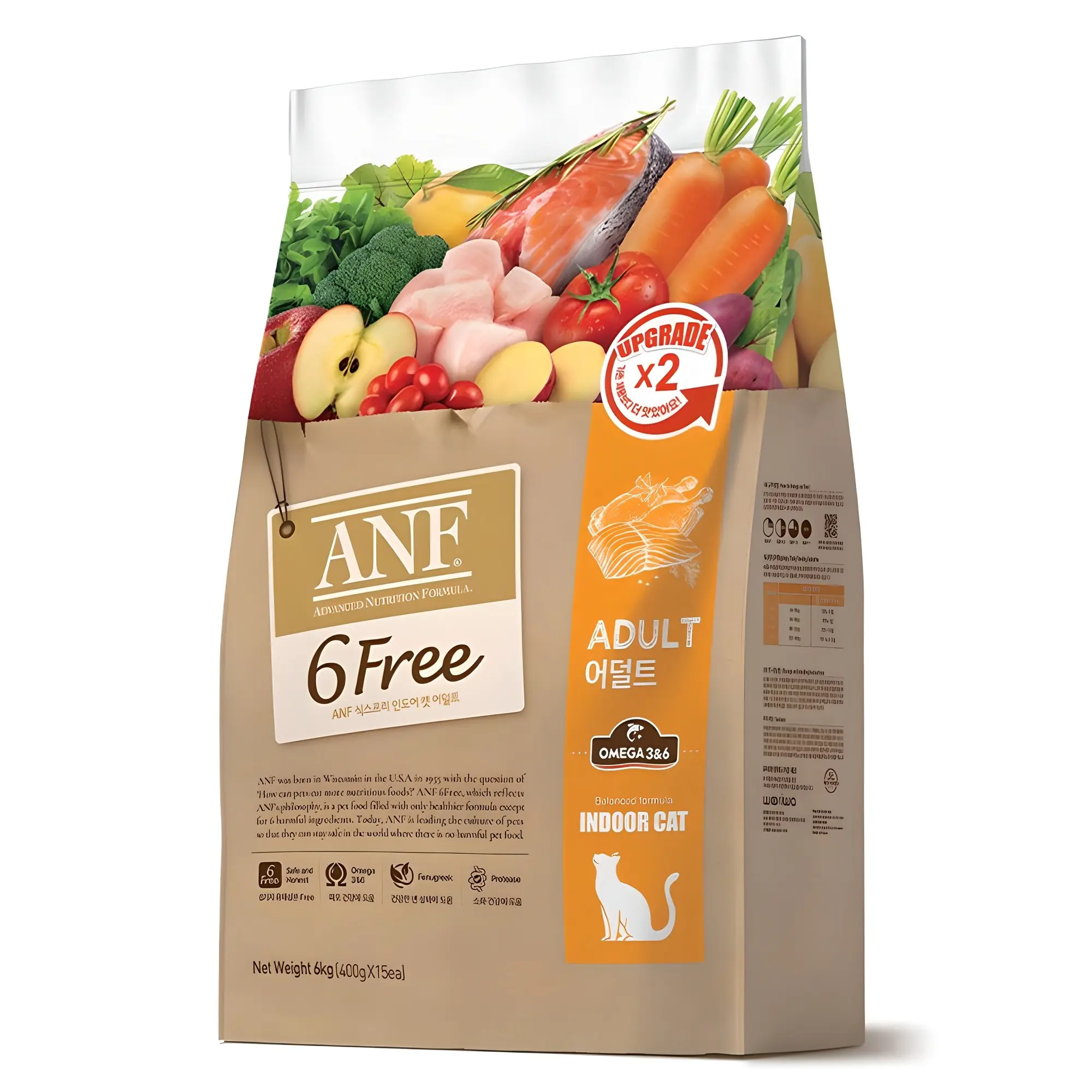ANF 식스프리 인도어 캣 6kg