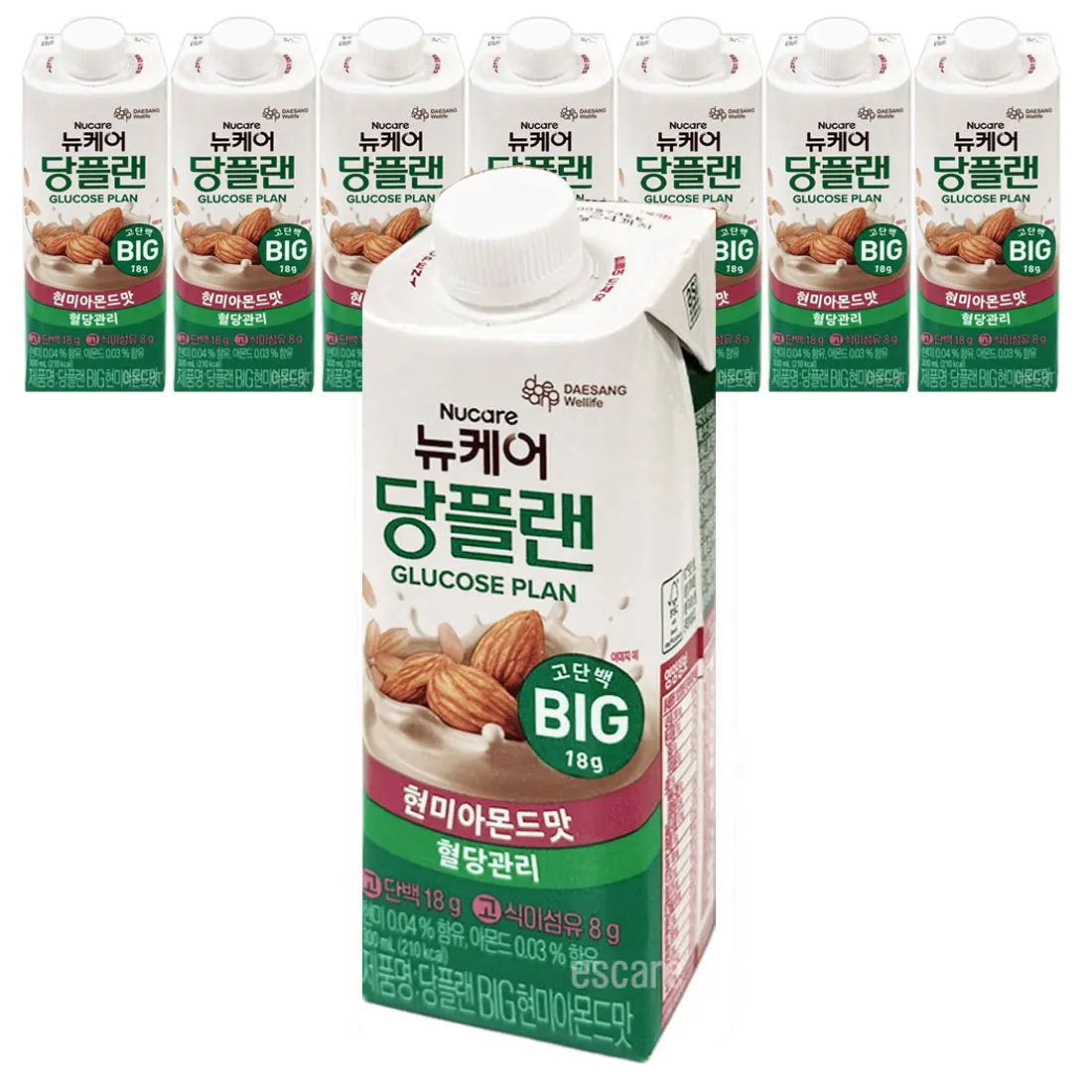 뉴케어 당플랜 현미아몬드맛 고용량 당뇨영양식