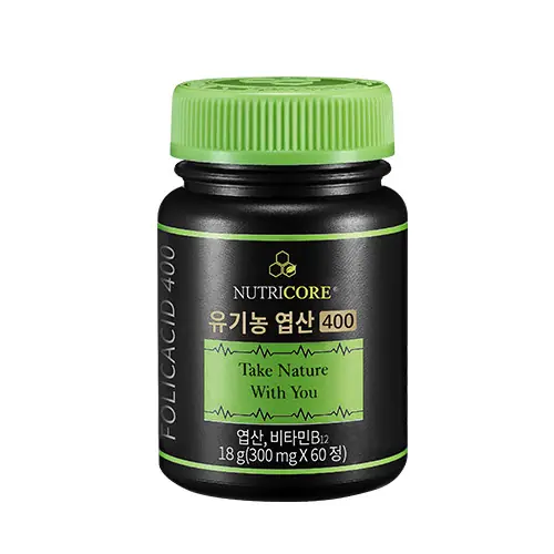 뉴트리코어 유기농 엽산 400