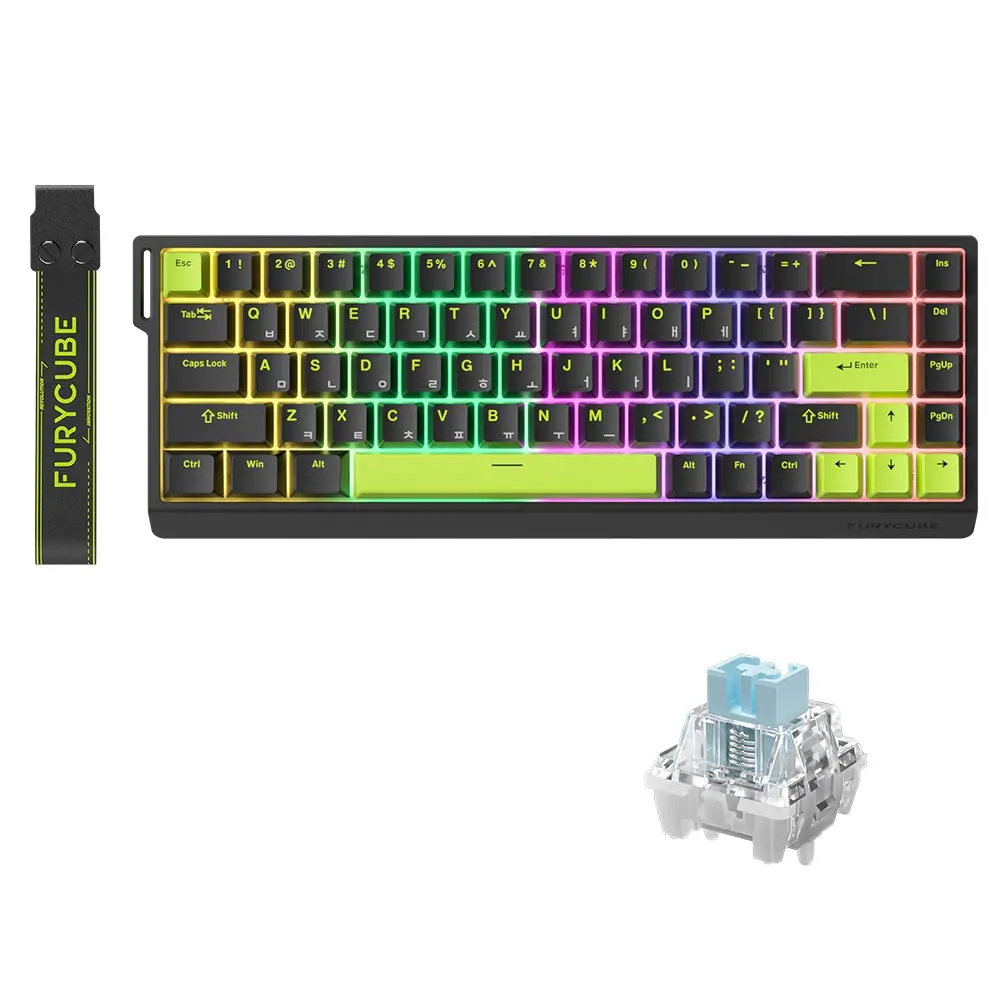 FURYCUBE M68HE 자석축 기계식 게이밍키보드