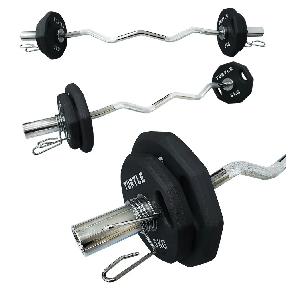 대한스포츠 50mm 중량원판 컬바 세트 EZ바+PEV원판 25kg