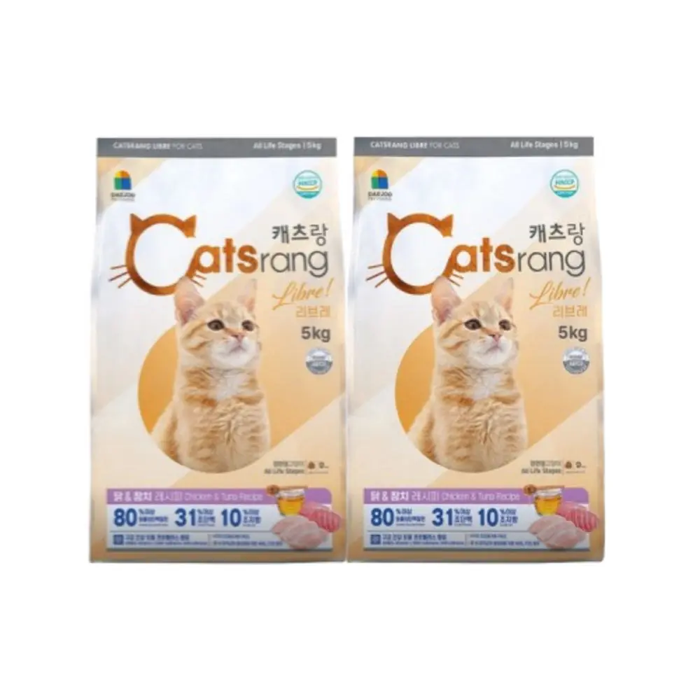 캐츠랑 리브레5kg X 2개 전연령 고양이사료