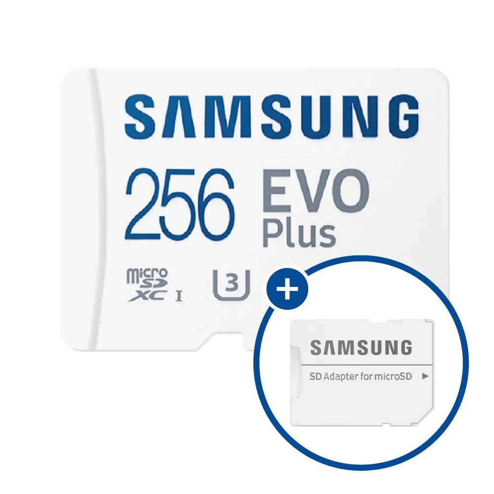삼성전자 MicroSD EVO PLUS 마이크로SD 카드 메모리카드 노트북 게임기 전자사전용 저장용량 확장 메모리카드 + 아답타 증정 패키지