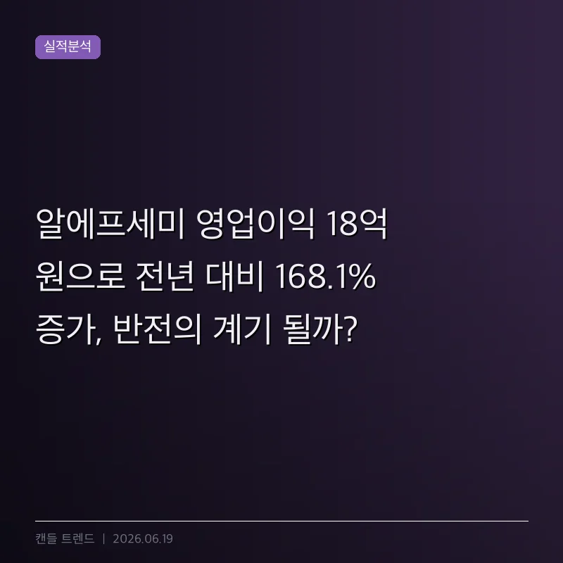 알에프세미 영업이익 18억 원으로 전년 대비 168.1% 증가, 반전의 계기 될까?