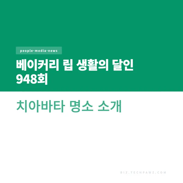 베이커리 립 생활의 달인 948회 치아바타 명소 소개
